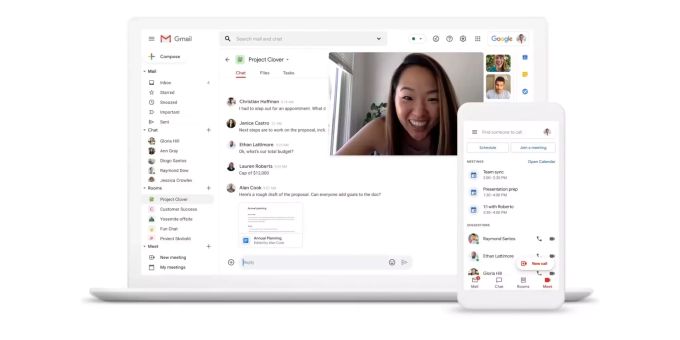 Die neue Benutzeroberfläche nach dem Redesign von Gmail. Redesign Gmail
