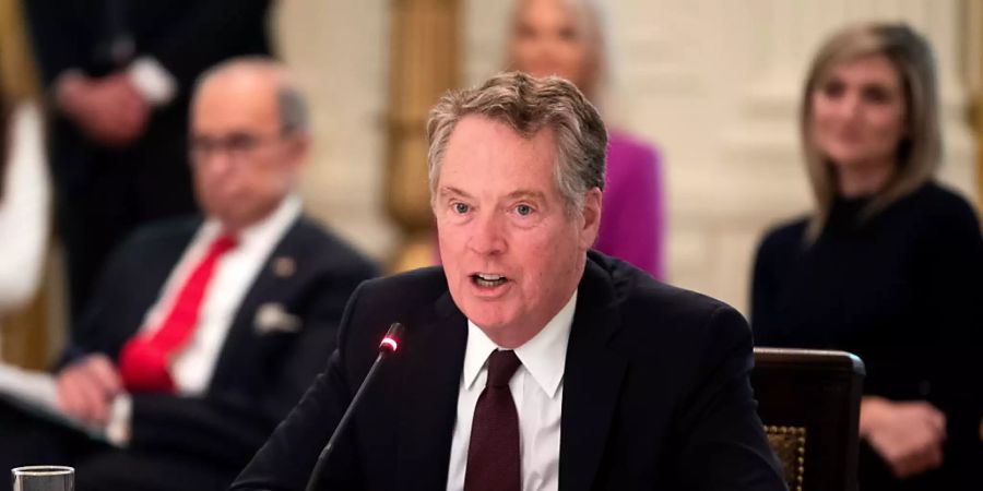 Laut dem Büro des US-Handelsbeauftragten Robert Lighthizer haben die USA gewisse Massnahmen gegen Frankreich wegen der Digitalsteuer beschlossen. (Archivbild)