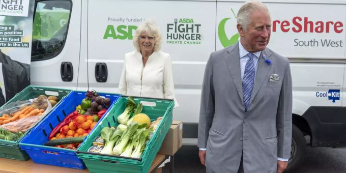Prinz Charles und seine Camilla in Brighton. Prinz charles