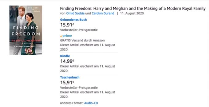 "Finding Freedom" ist in Deutschland für rund 16 Euro erhältich. finding freedom