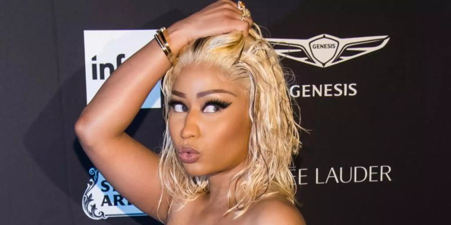 Rapperin Nicki Minaj besucht 2018 eine Party am Rande der New Yorker Modewoche. Foto: Charles Sykes/Invision/dpa