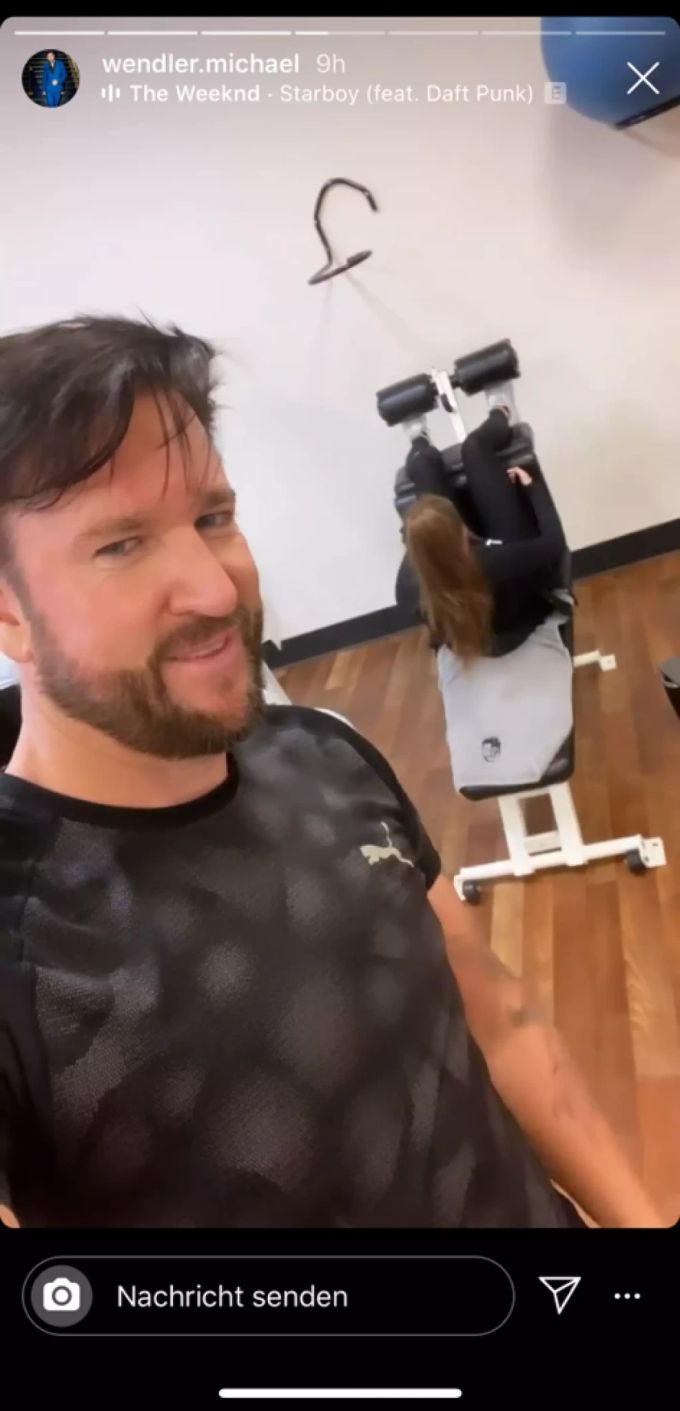 Michael Wendler und seine Frau Laura beim Sporteln. Michael Wendler