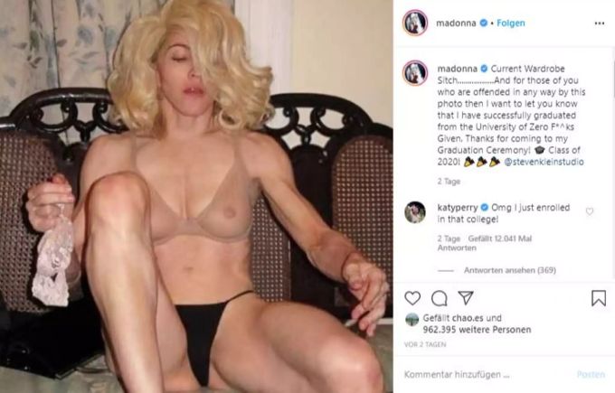 Madonna lässt Fankritik kalt. madonna