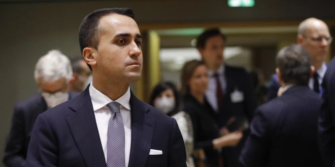 Italiens Aussenminister Luigi Di Maio. Di Maio ukraine krieg
