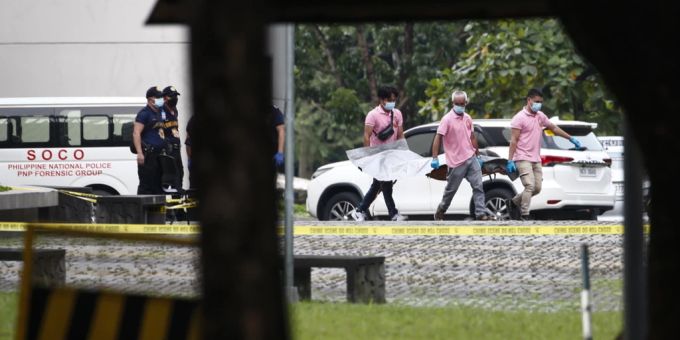 An der Ateneo De Manila University auf den Philippinen ist es am Samstag zu einer tödlichen Schiesserei gekommen. Philippinen