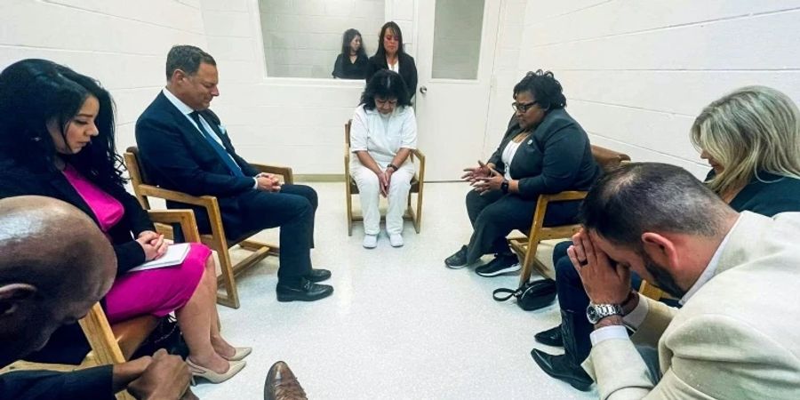 Melissa Lucio (M.) im Gefängnis in Texas