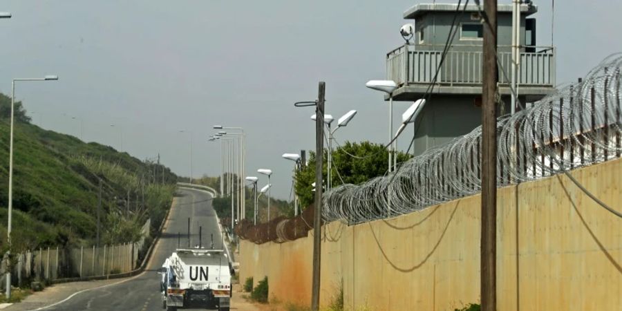 Unifil-Fahrzeug im Süden des Libanon