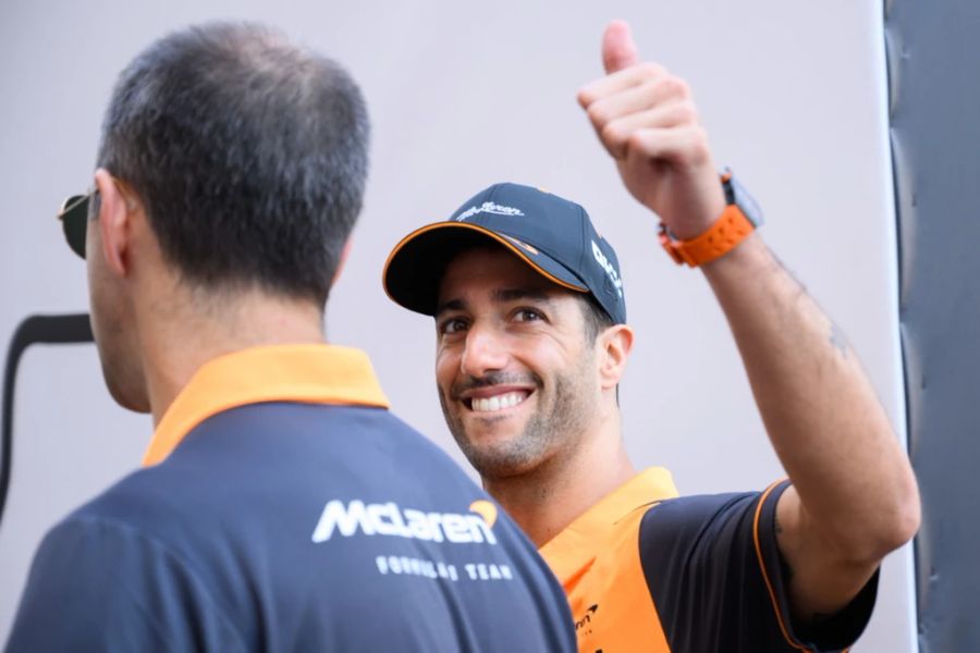 ... und Daniel Ricciardo von McLaren.