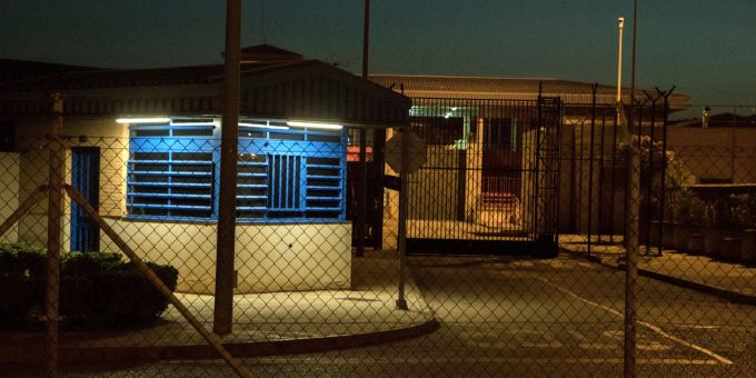 Das Gefängnis in Palma de Mallorca, wo die acht Kegelbrüder unter dem Vorwurf der Brandstiftung in Untersuchungshaft sassen. mallorca