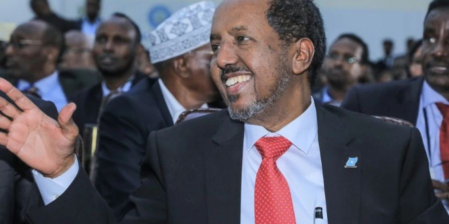 Der neue gewählte somalische Präsident Hassan Sheikh Mohamud