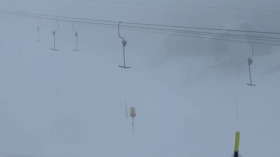 Skilift läuft leer Bettmeralp