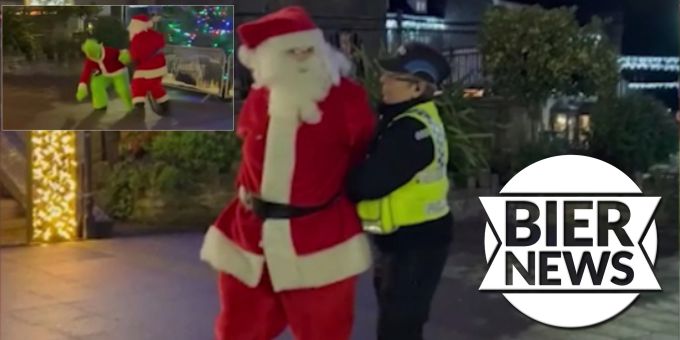 Autsch! - Weihnachtsmann verprügelt Grinch – und wird festgenommen