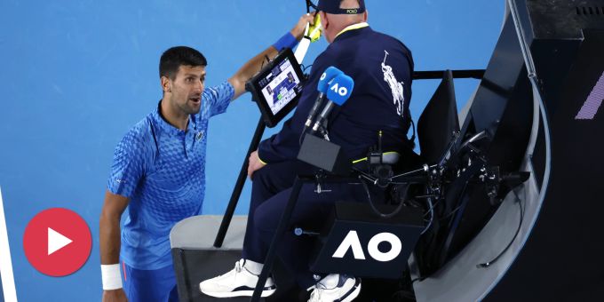 Ärger über Fan - Djokovic: «Er ist besoffen, schafft ihn aus Stadion!»