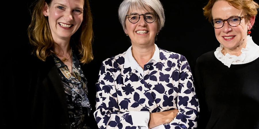 Evi Allemann, Elisabeth Baume-Schneider und Eva Herzog waren am Dienstagabend zu einem zweiten Hearing in Lausanne.