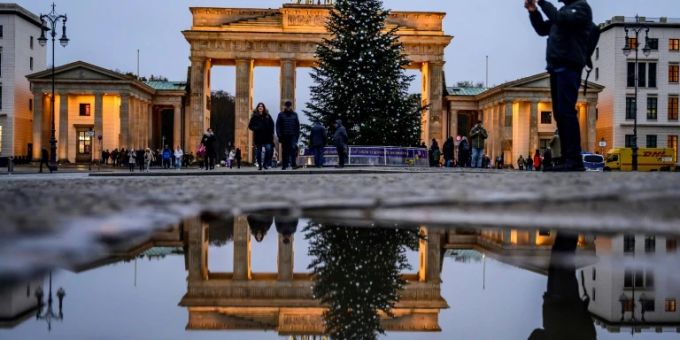 Weihnachtsbaum am Brandenburger Tor Weihnachtsbaum am Brandenburger Tor