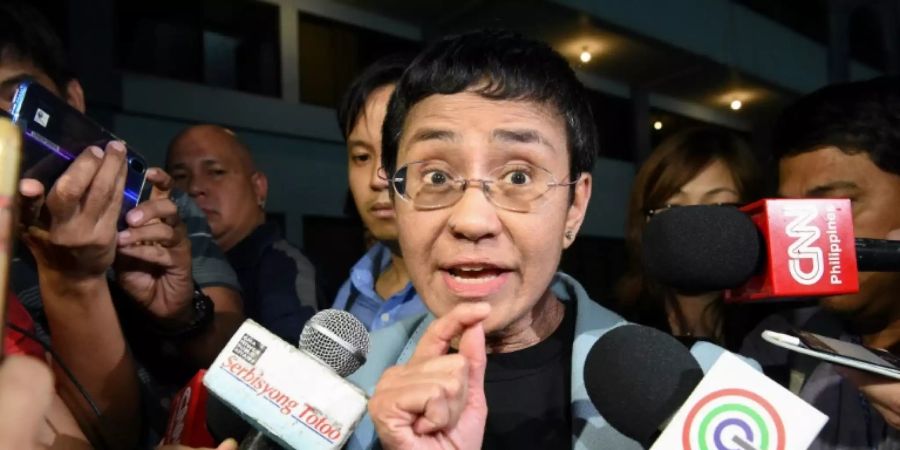 Friedensnobelpreisträgerin Maria Ressa