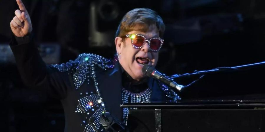 Elton John hat den Lockdown mit Musik überstanden. Foto: Julian Smith/AAP/dpa