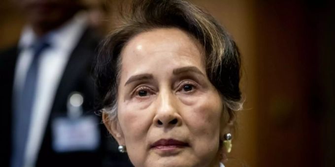 Aung San Suu Kyi 2019 in Den Haag Aung San Suu Kyi 2019 in Den Haag