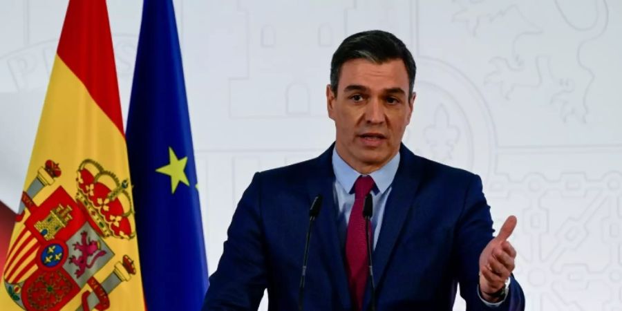 Spaniens Regierungschef Pedro Sánchez