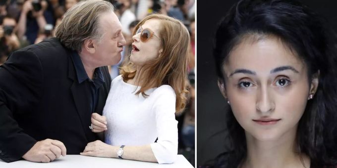 Charlotte Arnould (rechts) verklagt Gérard Depardieu wegen Missbrauch. Charlotte Arnould