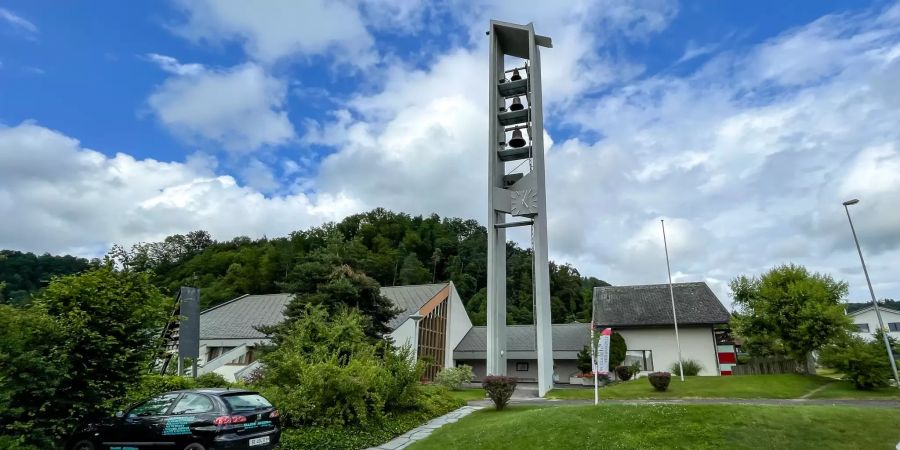 Die Bruder Klaus Kirche in der Gemeinde Wikon