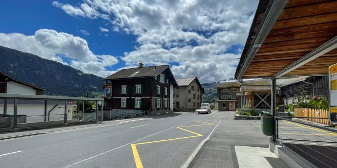 Dorfzentrum Schluein. Dorfzentrum Schluein.