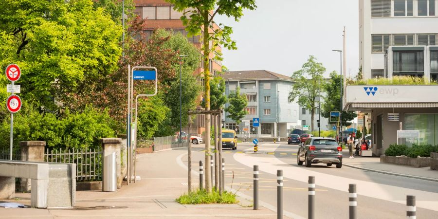 Bahnhofstrasse im Zentrum von Effretikon.