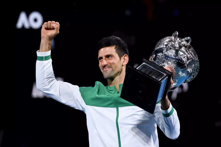 Im letzten Jahr konnte Novak Djokovic zum neunten Mal in seiner Karriere die Australian Open gewinnen. (Archivbild)