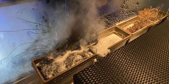 Das Feuer konnte rasch gelöscht werden. Brand