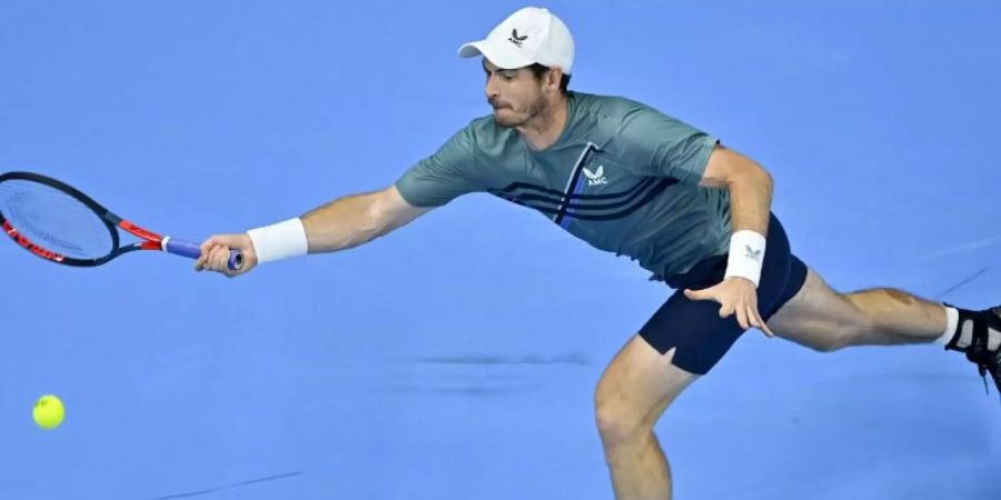 Andy Murray wird bei den Australian Open aufschlagen. Foto: Dirk Waem/BELGA/dpa