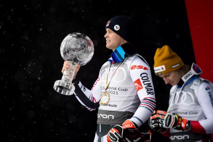 Alexis Pinturault ist der Gesamtweltcup-Sieger von 2020/2021. Alexis Pinturault