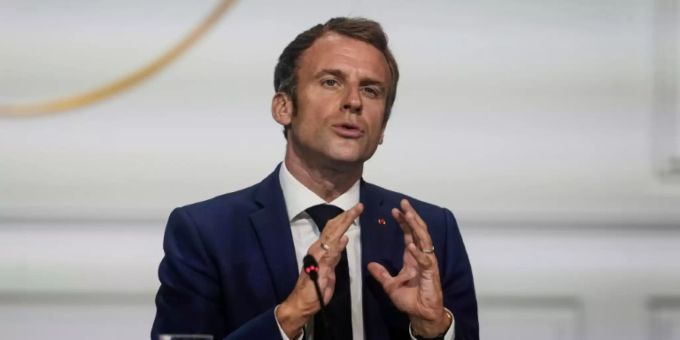 Archivbild von Emmanuel Macron Archivbild von Emmanuel Macron