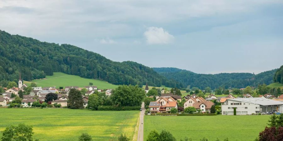 Blick auf die Gemeinde Bichelsee-Balterswil.