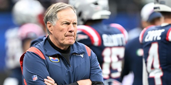 Knall in der NFL: Bill Belichick ist nicht mehr Trainer der New England Patriots. Federico Gambarini/dpa NFL