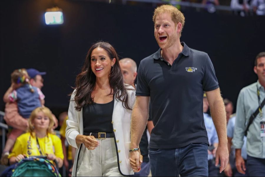 Harry und Meghan im vergangenen September in Deutschland.