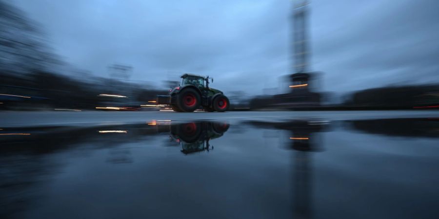 Die Bauernproteste gehen weiter.