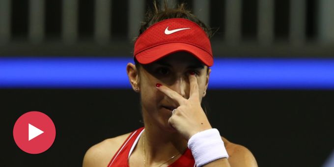 Adlerauge - Bencic mit drei richtigen Challenges innert zwei Minuten