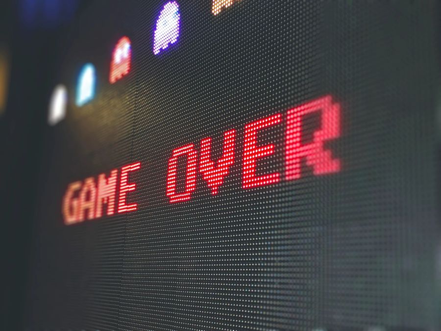Game Over Anzeige