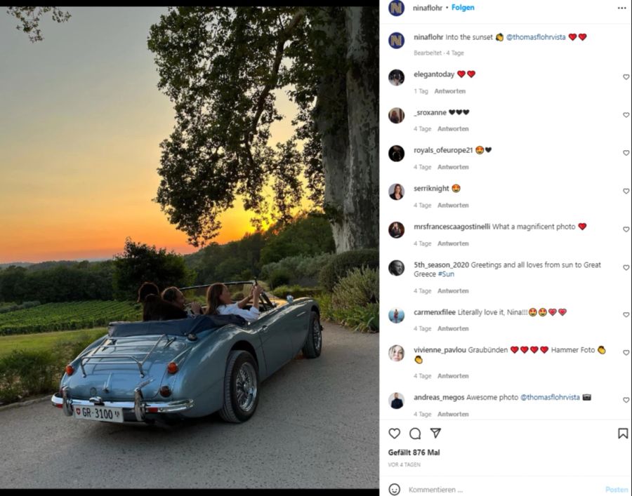 Auch eine kleine Spritztour mit dem Vater darf nicht fehlen.
