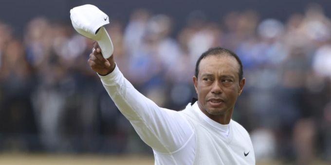 Der US-Golf-Profi Tiger Woods nach einem Turnier. Tiger Woods