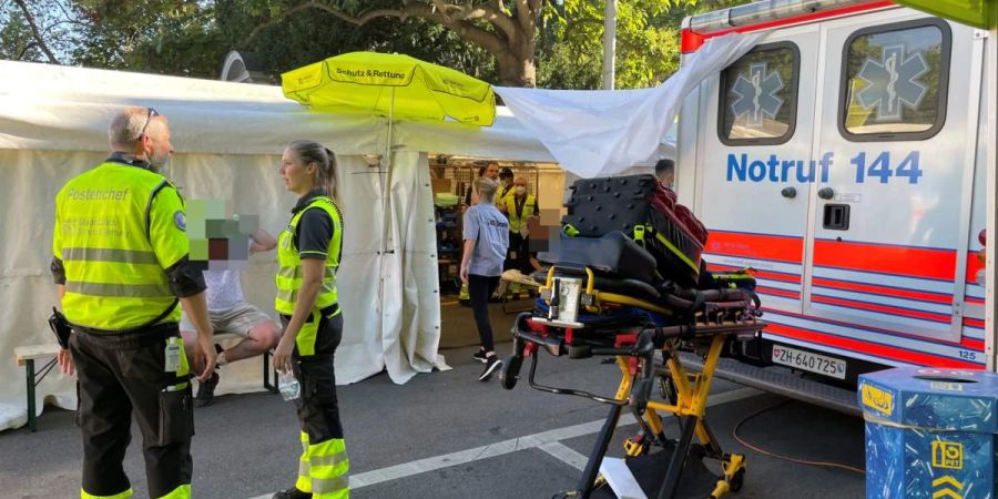 Die Sanitäter hatten an der Street Parade viel zu tun.