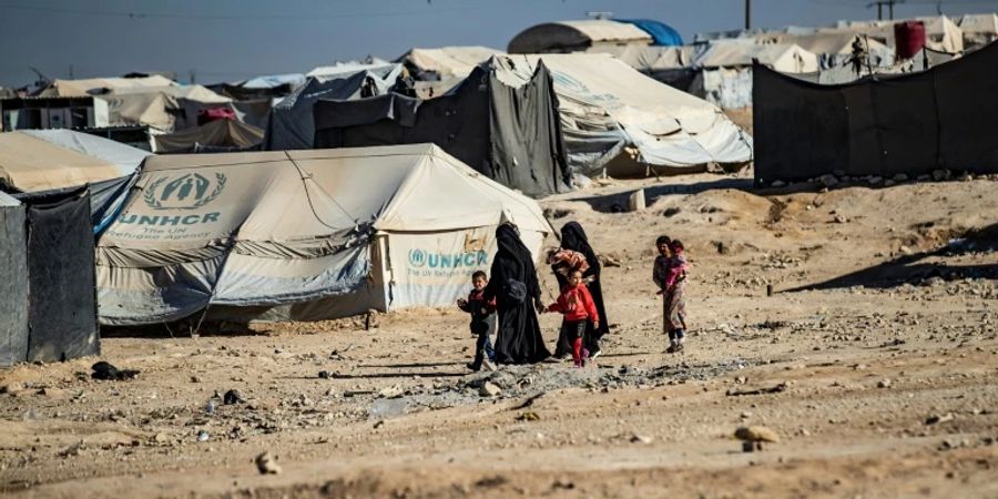 Das Lager Al-Hol im Nordosten Syriens