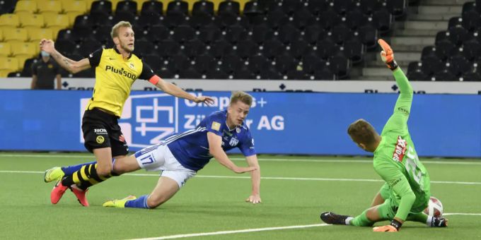 Fabian Lustenberger (l.) ist seit 2019 bei YB unter Vertrag. YB