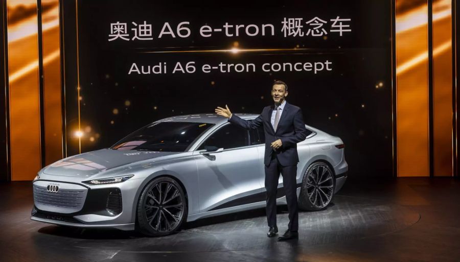 E-Tron Elektro-Auto Audi