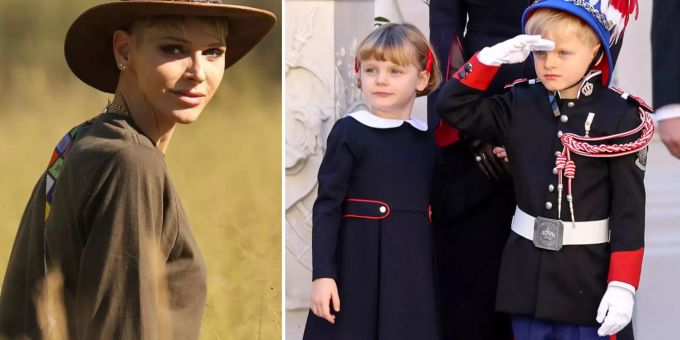 Fürstin Charlène kann ihre Kids endlich wieder in die Arme schliessen. charlene