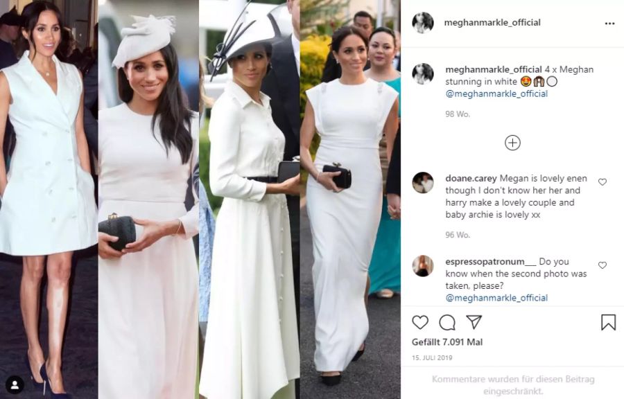 Meghan Markle in edlen Royal-Outfits.