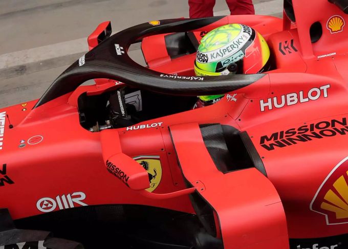 Mick Schumacher beim Formel-1-Test für Ferrari in Bahrain. Mick Schumacher (Ferrari)