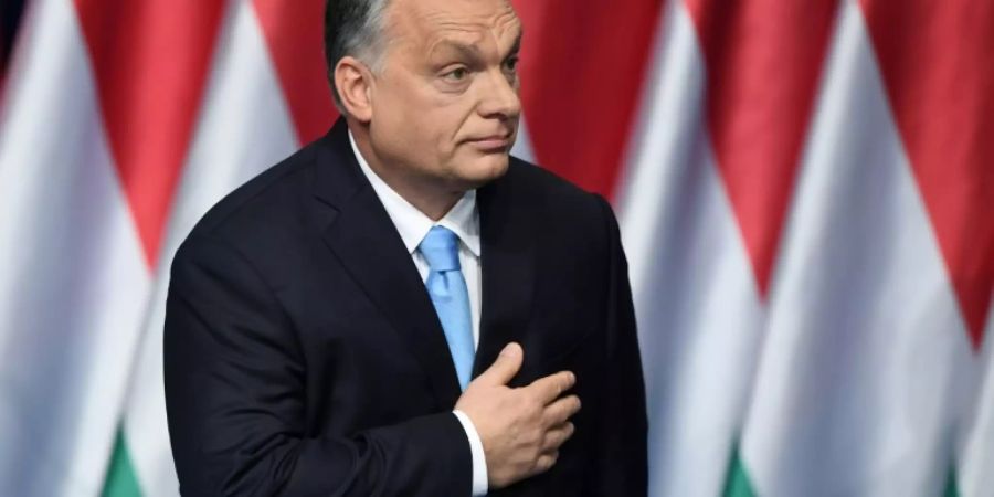 Viktor Orban Anfang Februar in Budapest