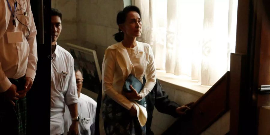 Myanmars Staatschefin Aung San Suu Kyi