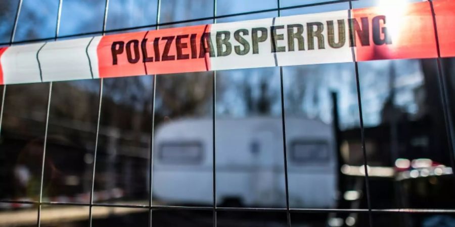Absperrung während früherer Ermittlungen in Lügde